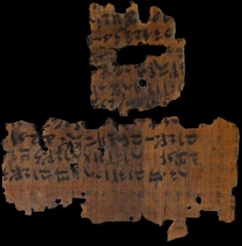A fragment of Berlin Papyrus 6619.